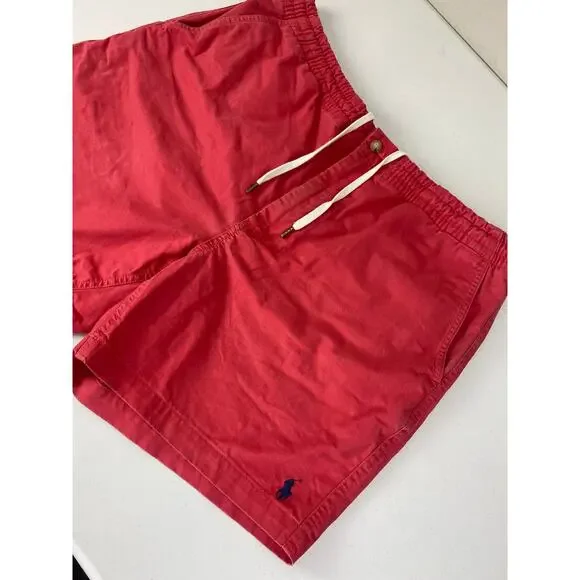 Men Polo Ralph Lauren Stretch Classic Fit 5" drawstring elastic chino shorts, XL - Picture 2 of 4